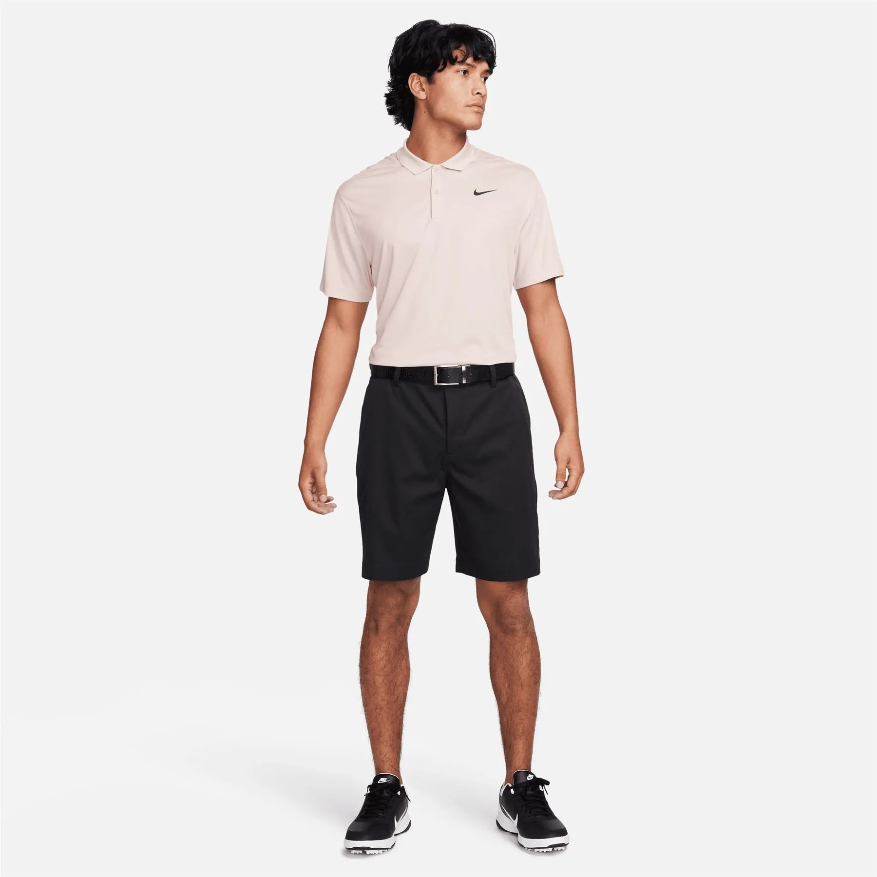 Tour 8 Inch Chino Golf Shorts Black/Black - 2024