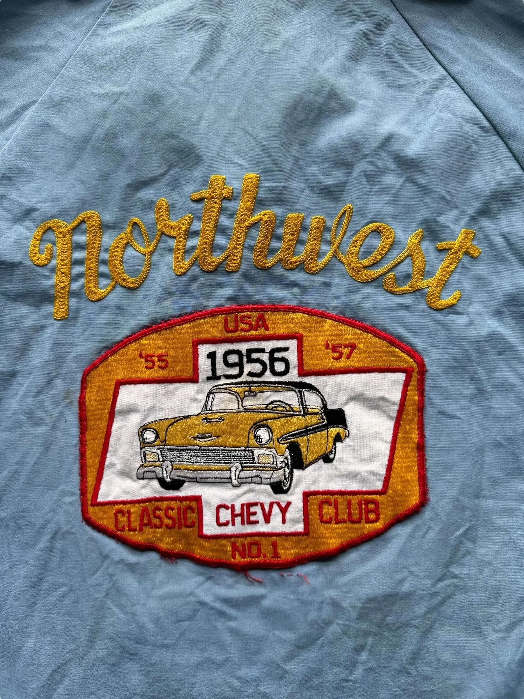 Vintage Chevy Patched Jacket SZ XL