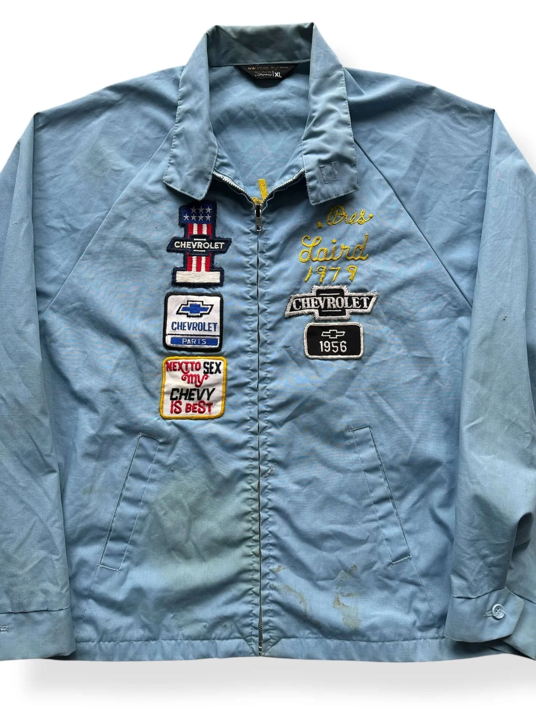 Vintage Chevy Patched Jacket SZ XL