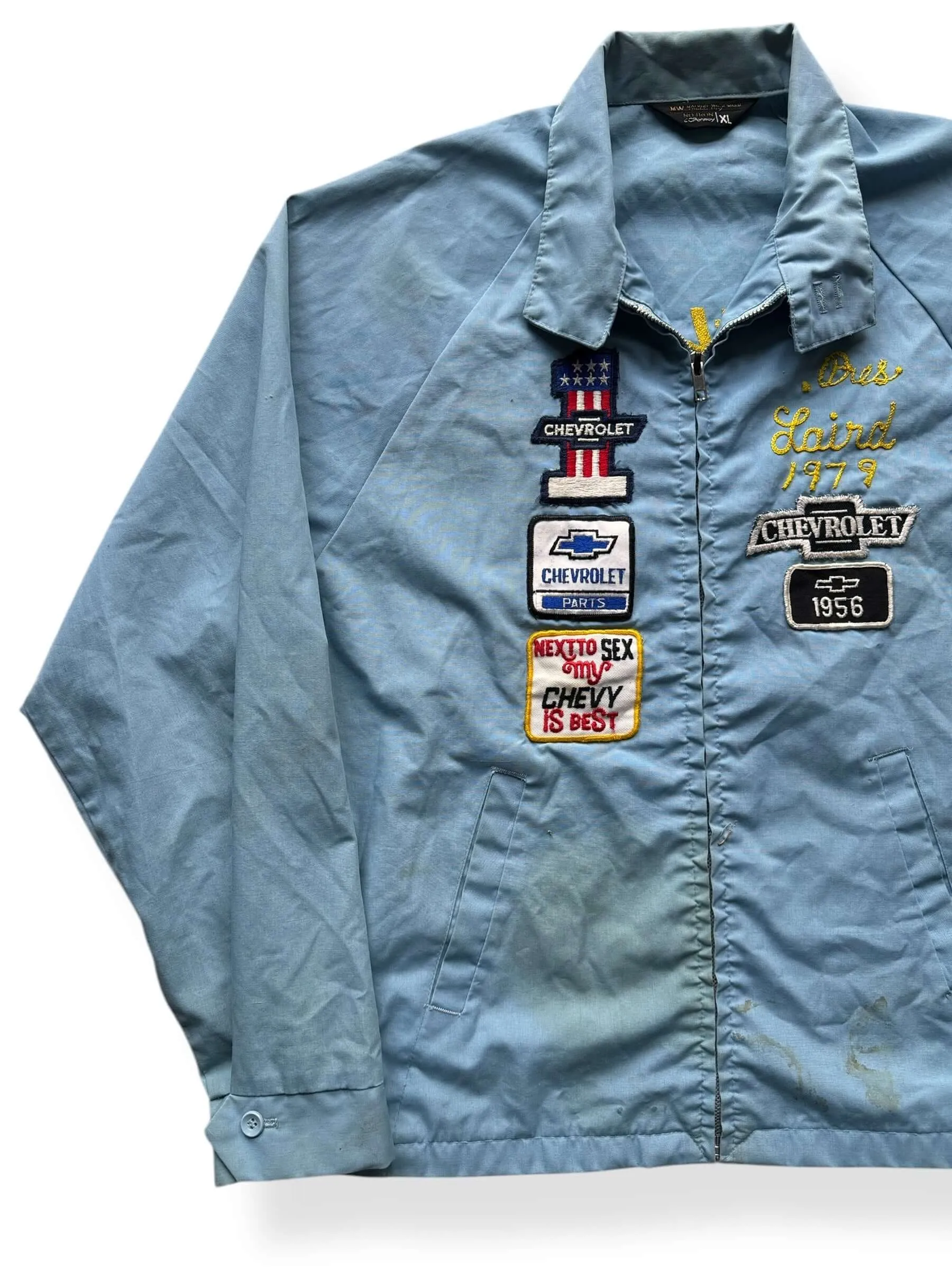 Vintage Chevy Patched Jacket SZ XL
