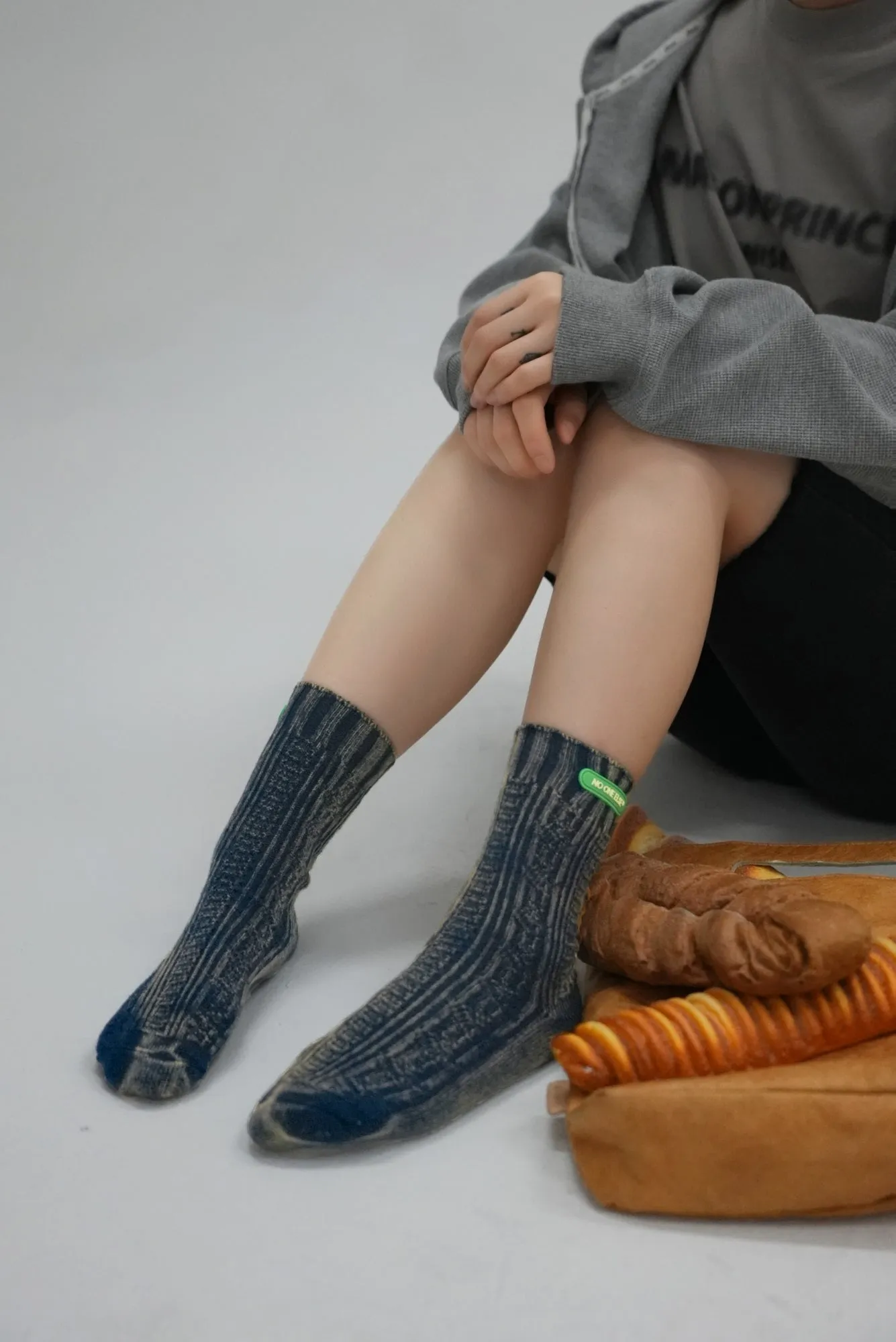 Vintage Wash Ankle Socks